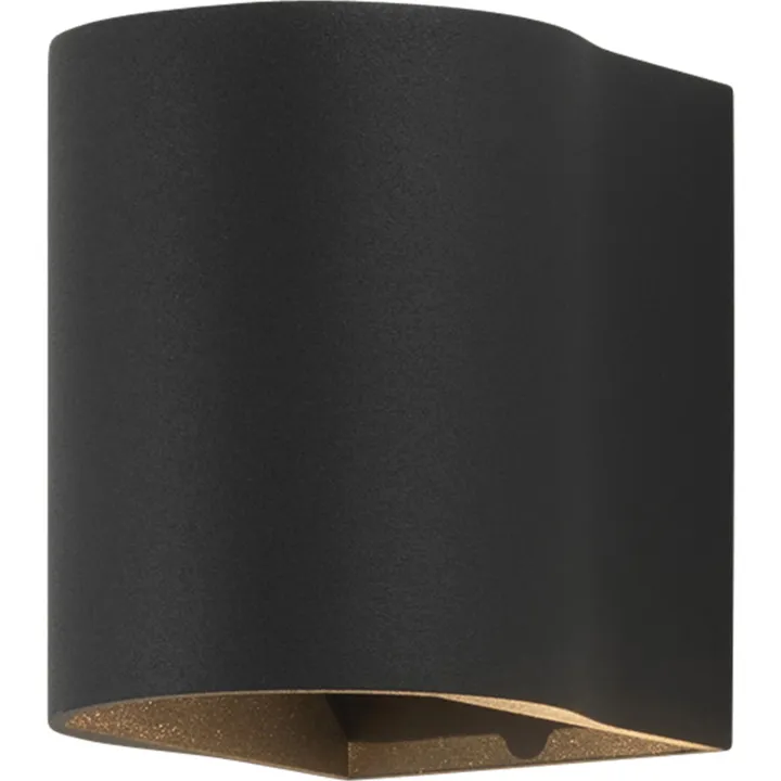 Astro Lighting Astro Dunbar udendørs , sort, H10 cm – udendørs væglampe — produktfoto