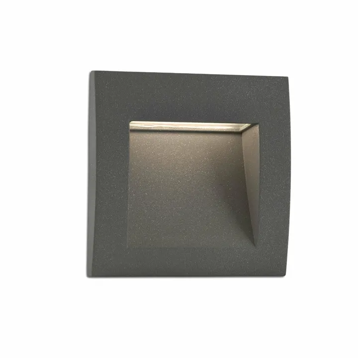 Faro SEDNA SQ 140 Recessed Mørk Grå – udendørslampe — produktfoto