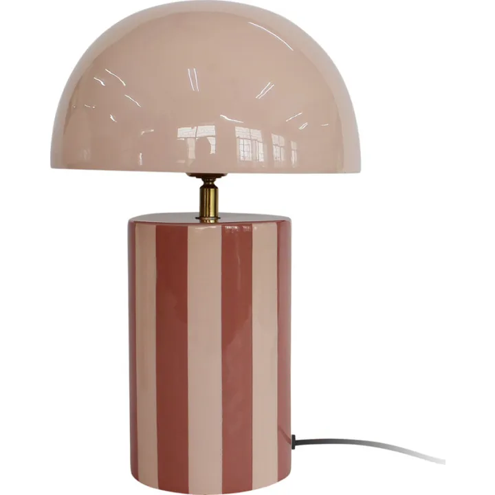 Leitmotiv Rayado , stribet rosa – bordlampe — produktfoto