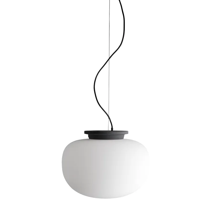 Frandsen Supernate Ø28 Opal Hvid/Sort – pendel — produktfoto