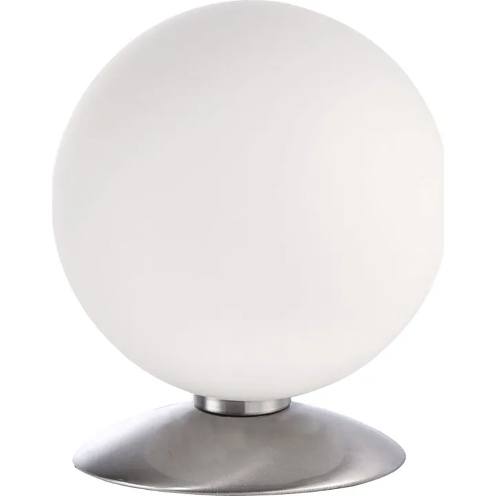 Paul Neuhaus Bubba , børstet stål – bordlampe — produktfoto