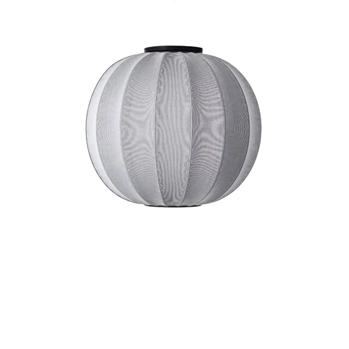 Made By Hand Knit-Wit 60 Rund Silver – loftlampe — produktfoto