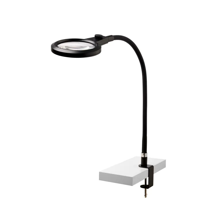 Halo Design Magni Clips Superflex Sort – bordlampe — produktfoto