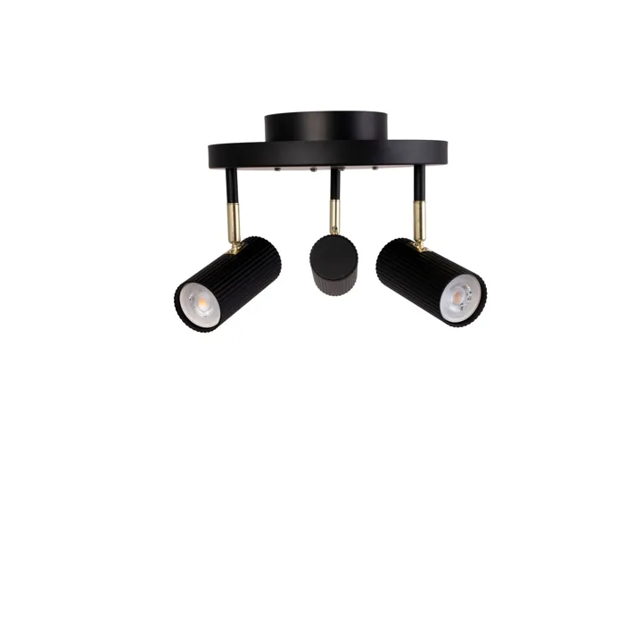 Globen Lighting Hubble 3 Sort – loftlampe — produktfoto