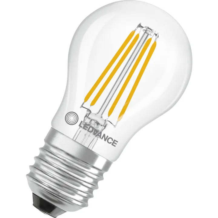 Ledvance E27 kronepære, 2700K, 5,9W – pære — produktfoto
