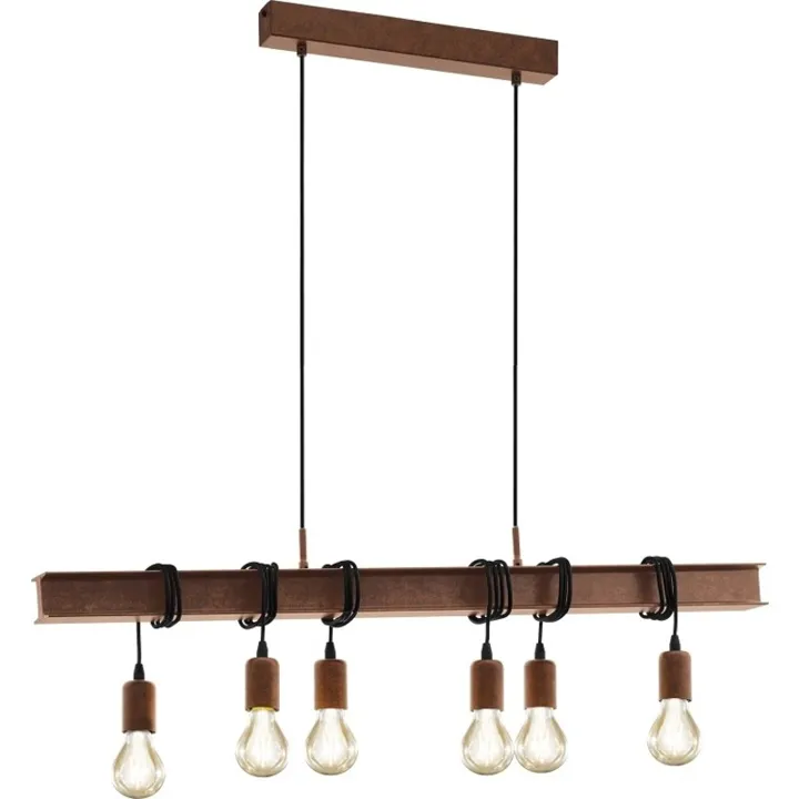 Eglo Townshend 4 langbordspendel, 6 lamper – pendel — produktfoto