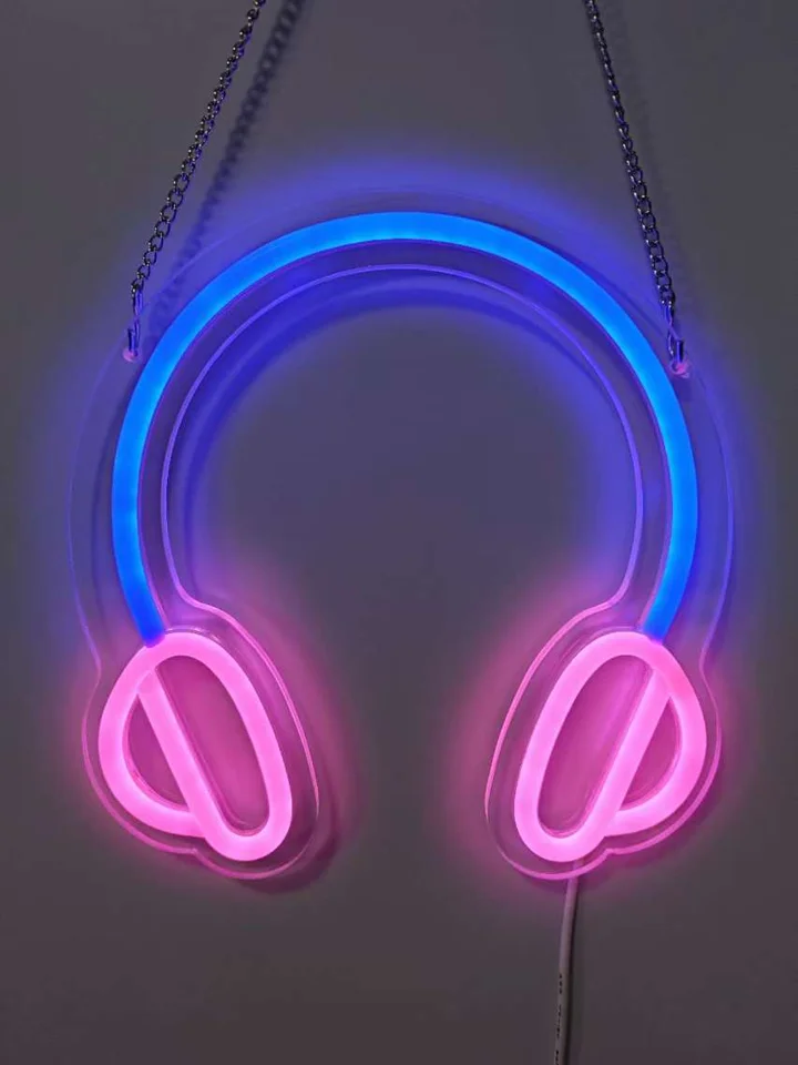 Mecharite RGB LED Neon Lampe - Headset – væglampe — produktfoto
