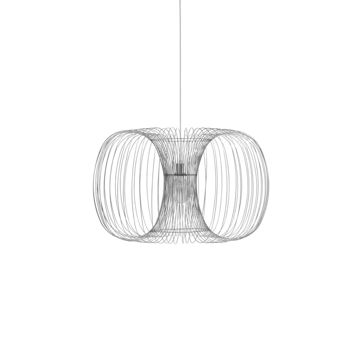 Normann Copenhagen Coil Stål Ø76 – pendel — produktfoto