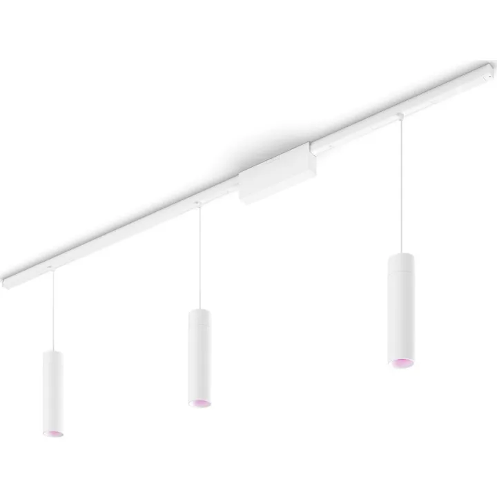 Philips Hue Perifo strømskinnesæt, 3 skinnependler, hvid – pendel — produktfoto