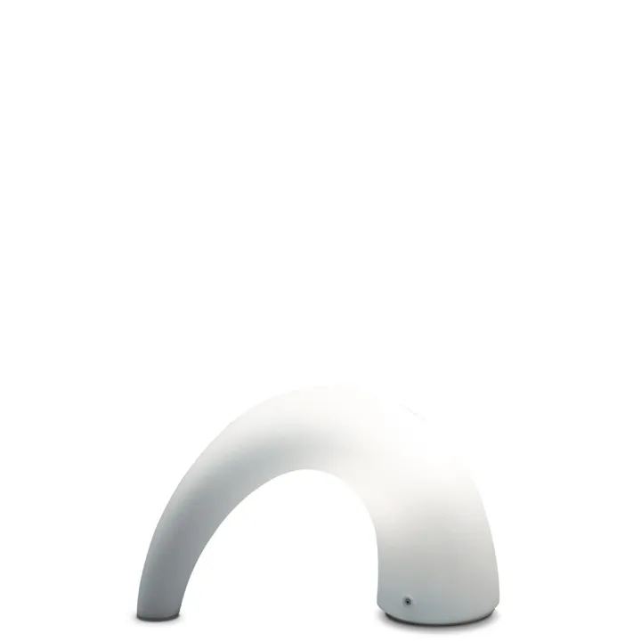 FontanaArte Thor Medium Opal Glas – bordlampe — produktfoto