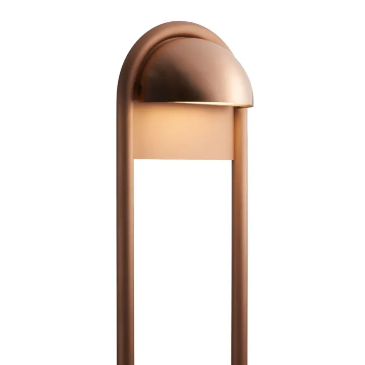 LIGHT-POINT Rørhat m. stander 100 cm Rå Kobber – væglampe — produktfoto