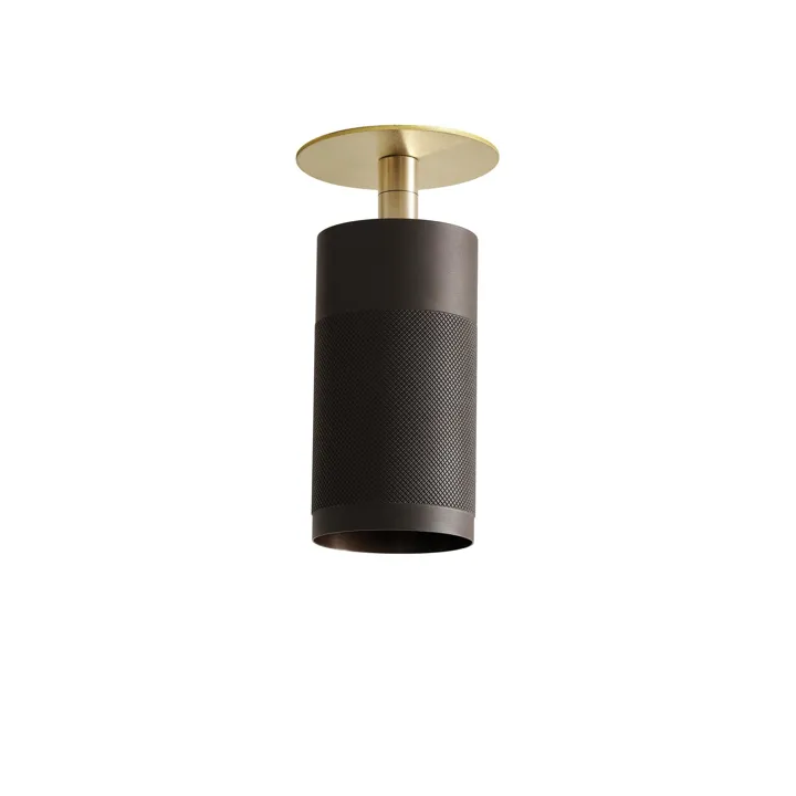 Thorup Copenhagen Patrone Recessed Bruneret/Messing Box-Fit – loftlampe — produktfoto