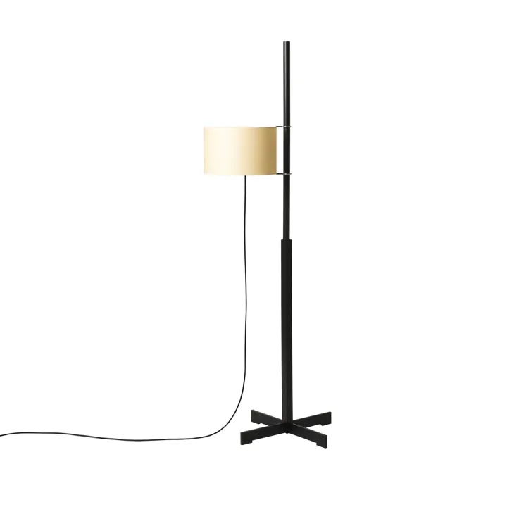 Santa & Cole TMM Beige Sort – gulvlampe — produktfoto