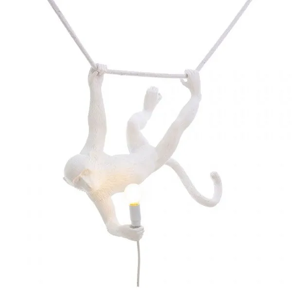 Seletti Monkey Swing Hvid – pendel — produktfoto