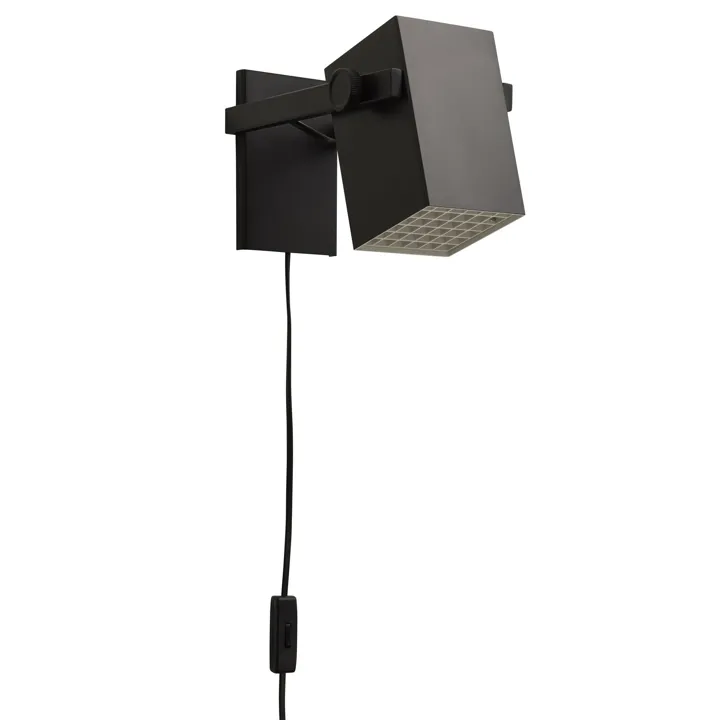 Frandsen BF Quadro Mat Sort – væglampe — produktfoto