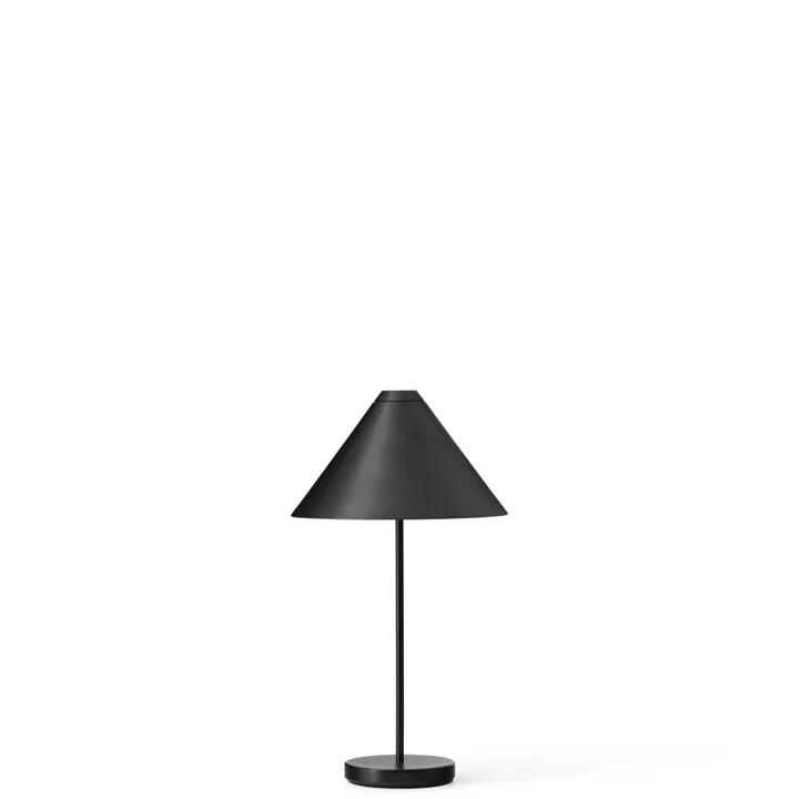 New Works Brolly Sort – transportabel bordlampe — produktfoto