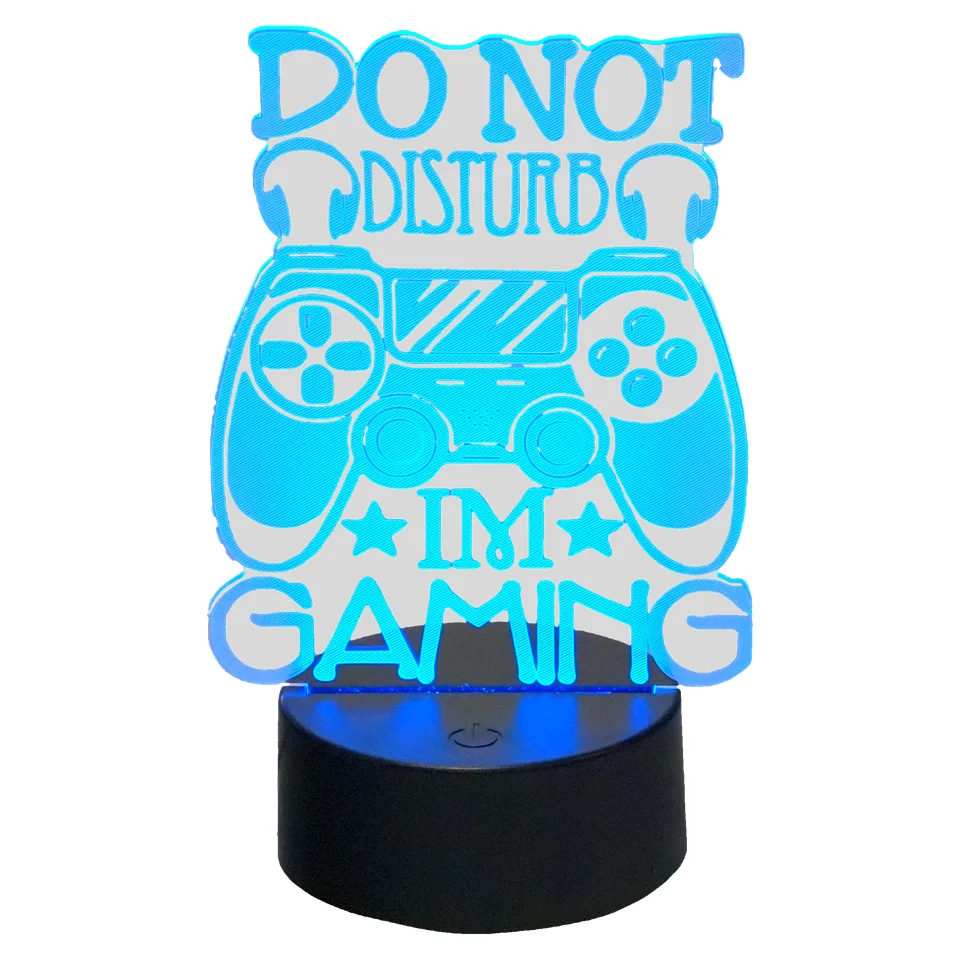 Mecharite 3D LED Lampe - Don't Disturb – dekorationslys — produktfoto