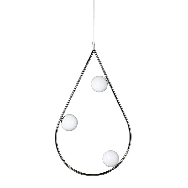 Pholc PEARLS 80 Blank Nikkel/Opal – pendel — produktfoto