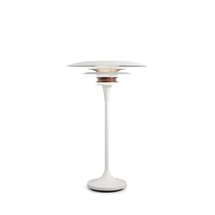 Belid Diablo Ø30 Mat Hvid/Rosé – bordlampe — produktfoto