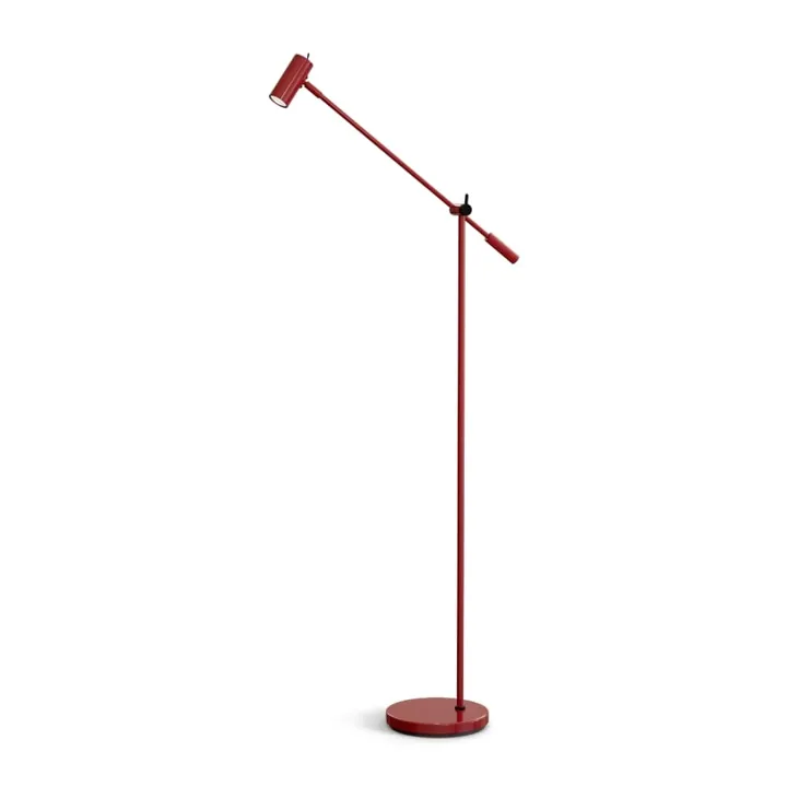 Belid Cato Rubinrød/Mat Sort – gulvlampe — produktfoto