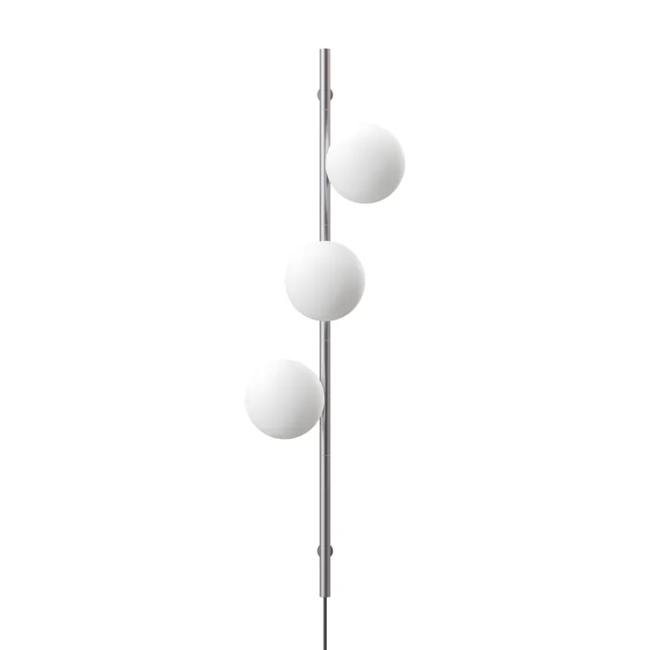 Edgeform Stringball 3 Nikkel – væglampe — produktfoto