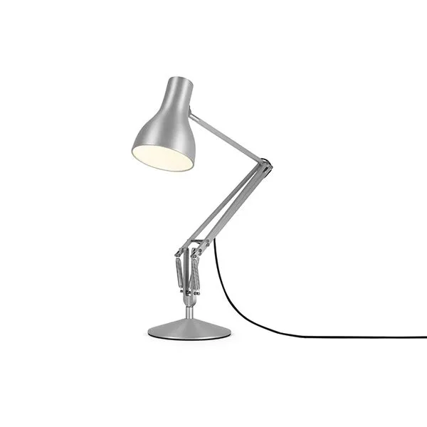 Anglepoise Type 75 Silver Lustre – bordlampe — produktfoto