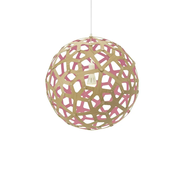 David Trubridge Coral Ø80 Pink – pendel — produktfoto
