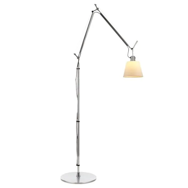 Artemide Tolomeo Basculante Pergament – gulvlampe — produktfoto
