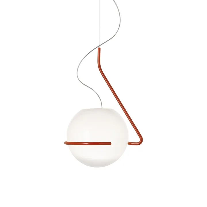Foscarini Tonda Stor Orange/Hvid – pendel — produktfoto