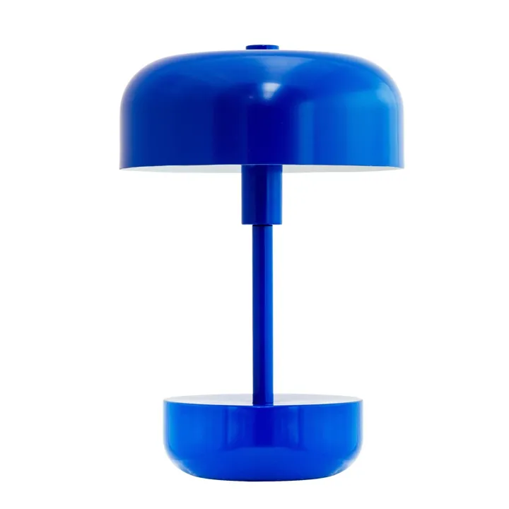 Dyberg Larsen Haipot LED Transpotabel Lampe Blå – bordlampe — produktfoto