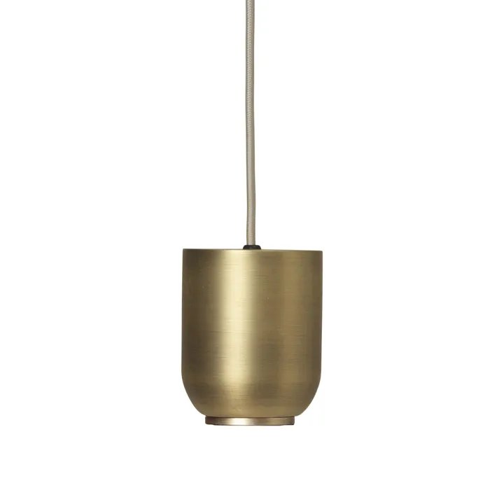 Ferm Living Collect Bell Messing – pendel — produktfoto