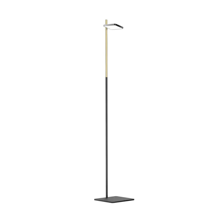 Pablo Designs Talia Sort/Messing – gulvlampe — produktfoto