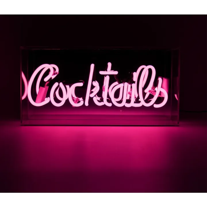 Locomocean Cocktails neonskilt – dekorationslys — produktfoto