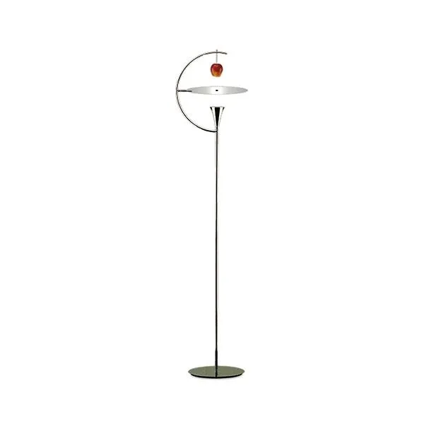 Nemo Newton Krom/ Hvid – gulvlampe — produktfoto