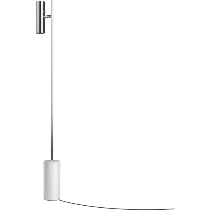 Sackit Expo , krom – gulvlampe — produktfoto