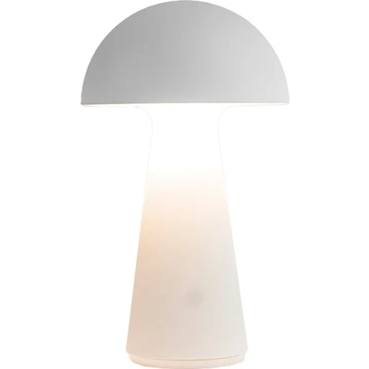 Sirius Sam genopladelig , hvid – bordlampe — produktfoto