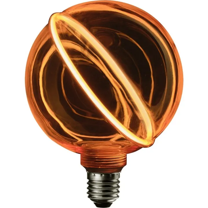 Unison O-LED Diagonal E27 globepære, 1800K, 4W – pære — produktfoto