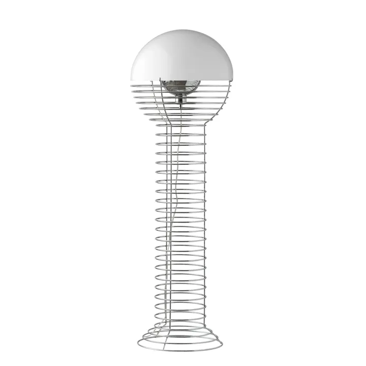 Verpan Wire Hvid – gulvlampe — produktfoto