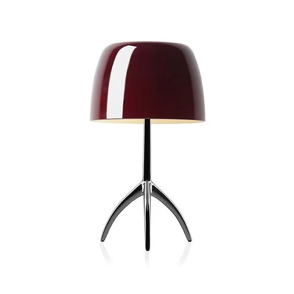 Foscarini Lumiere Piccola Kirsebær Sortforkromet – bordlampe — produktfoto