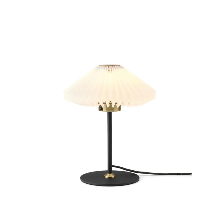 Halo Design Paris Ø24 Clean White/Sort – bordlampe — produktfoto
