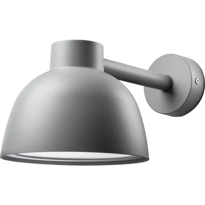 SG Armaturen SG Herning udendørs , grå, Ø24 cm – udendørs væglampe — produktfoto