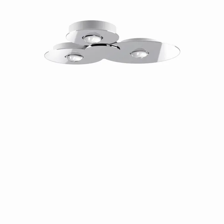 Lodes Bugia Triple 3000K Krom – loftlampe — produktfoto