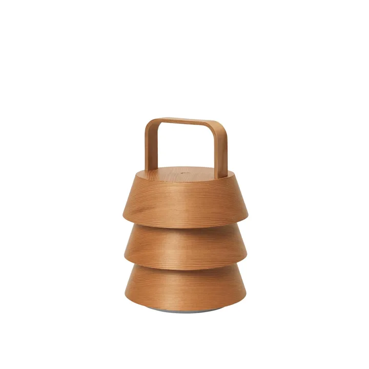 Ferm Living x Utzon Can Lis Luver – transportabel bordlampe — produktfoto