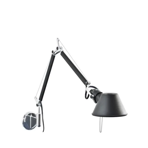 Artemide Tolomeo Micro Sort – væglampe — produktfoto