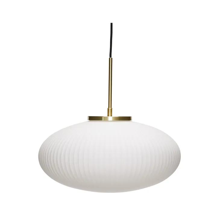 Hübsch Serene Ellipse Hvid – pendel — produktfoto