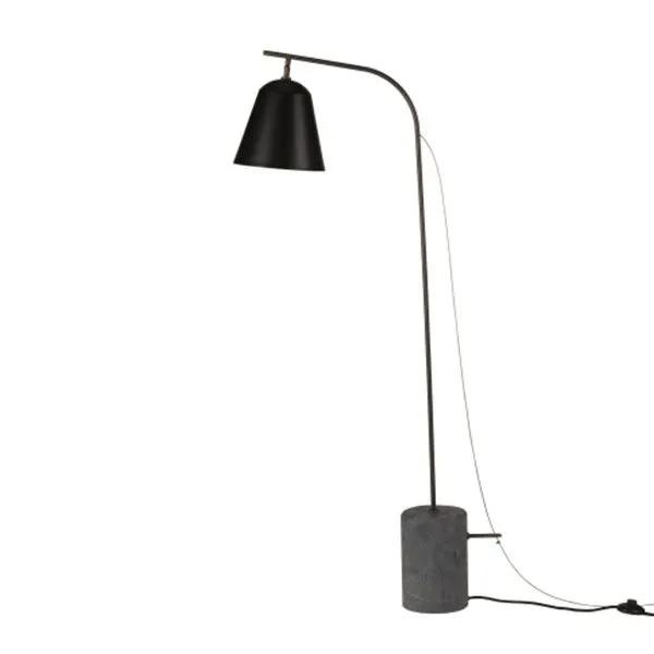 NORR11 Line One Sort – gulvlampe — produktfoto