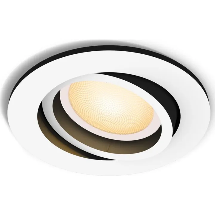 Philips Hue Milliskin Recessed Round indbygningsspot, hvid – indbygningsspot — produktfoto