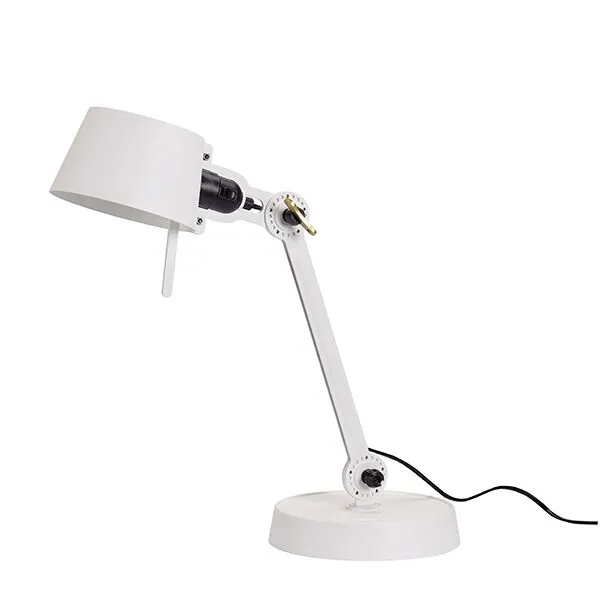 Tonone Bolt Kort En Arm Pure White – bordlampe — produktfoto