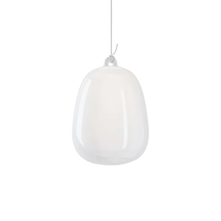 Lodes Oblò Stor 2700K Silk White/Hvid – pendel — produktfoto