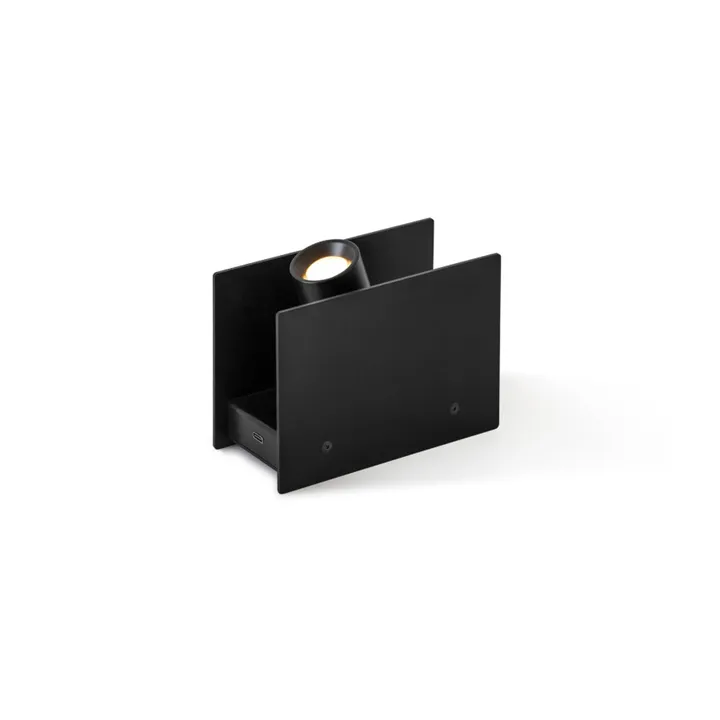 Ilti Luce Plint Mini Spot Sort – spot — produktfoto